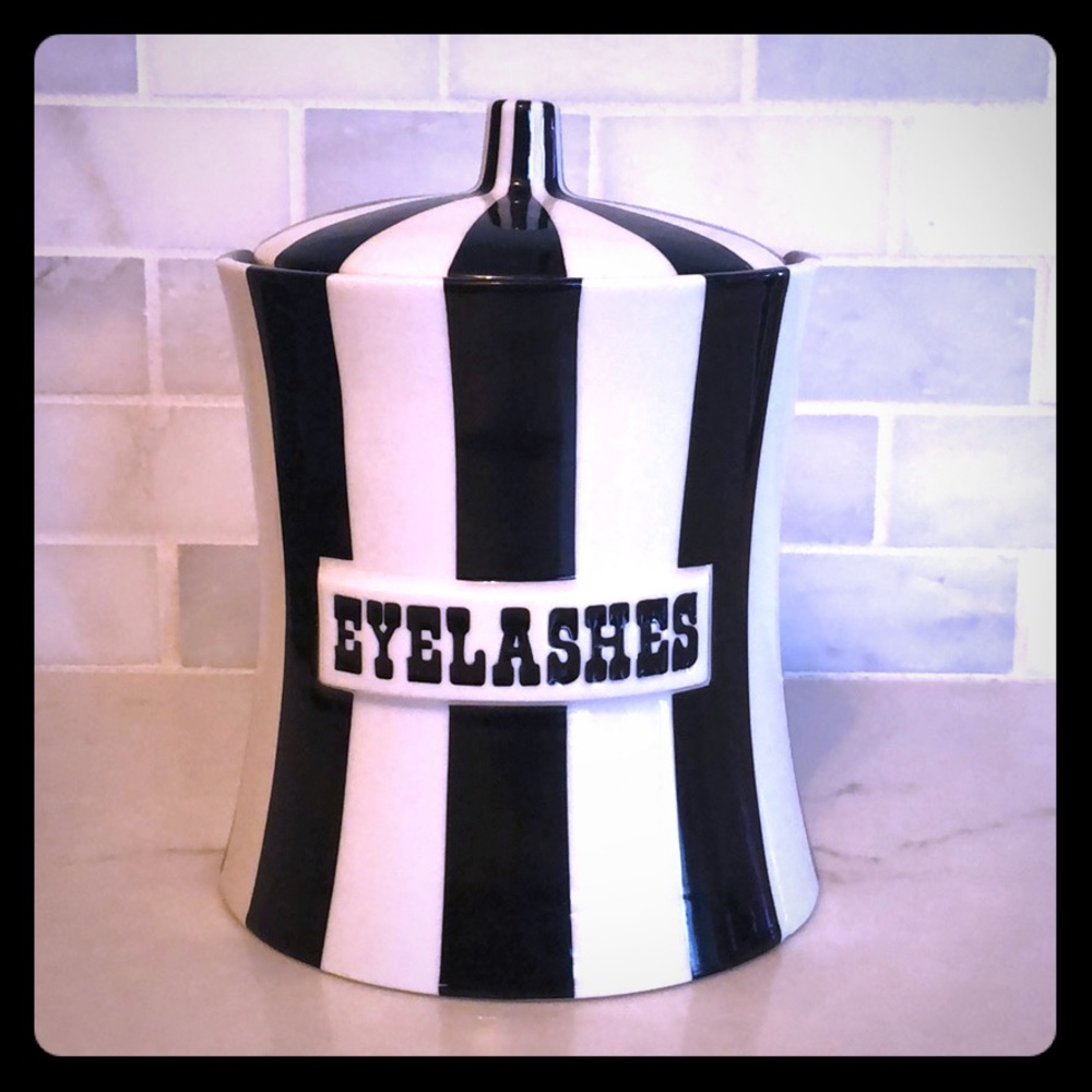 Jonathan Adler Canister - Eyelashes